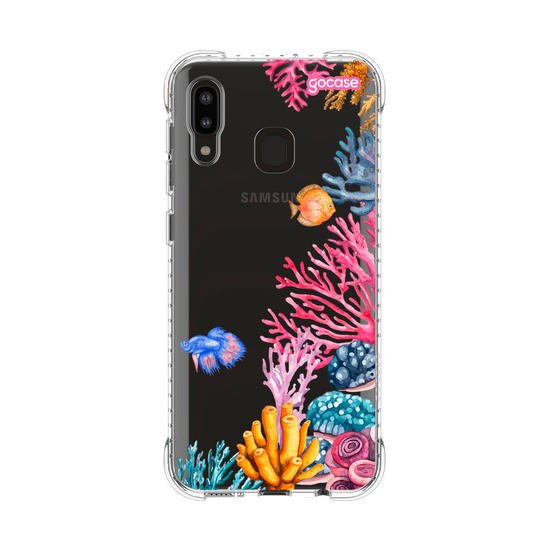 Capinha para celular  Corais Laterais