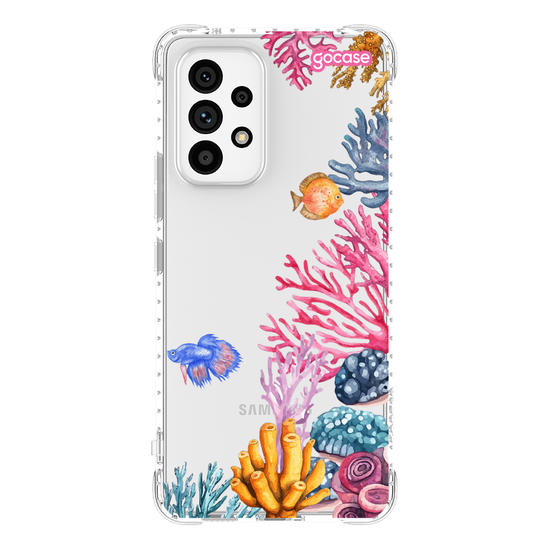 Capinha para celular  Corais Laterais