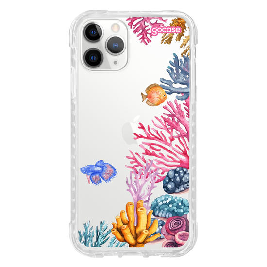 Capinha para celular  Corais Laterais
