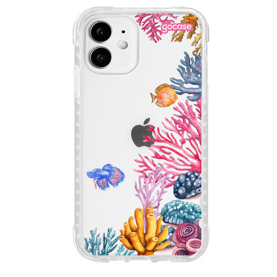 Capinha para celular  Corais Laterais