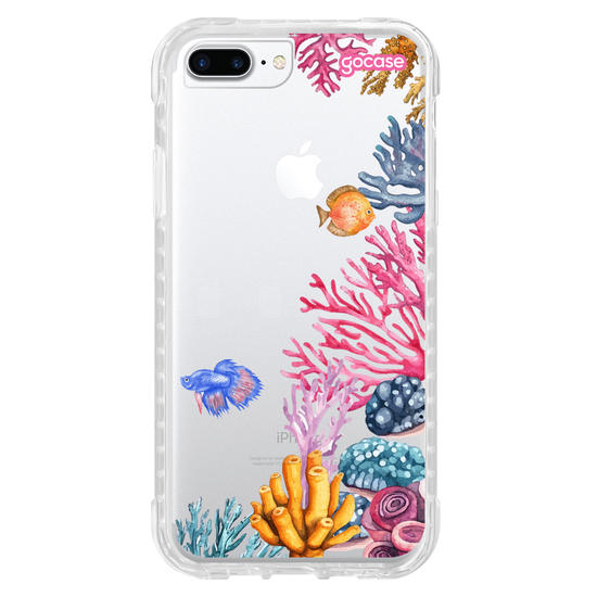 Capinha para celular  Corais Laterais