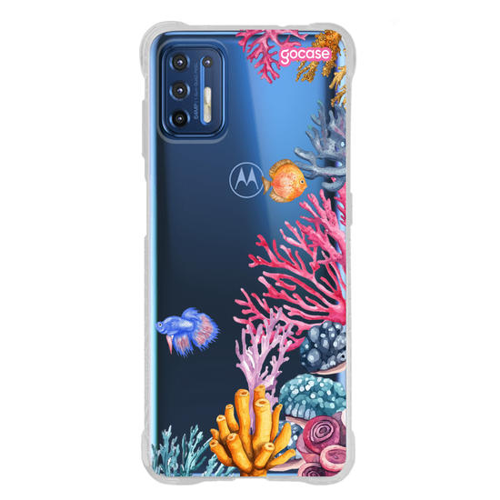 Capinha para celular  Corais Laterais