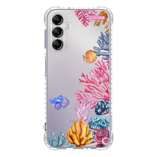 Capinha para celular  Corais Laterais