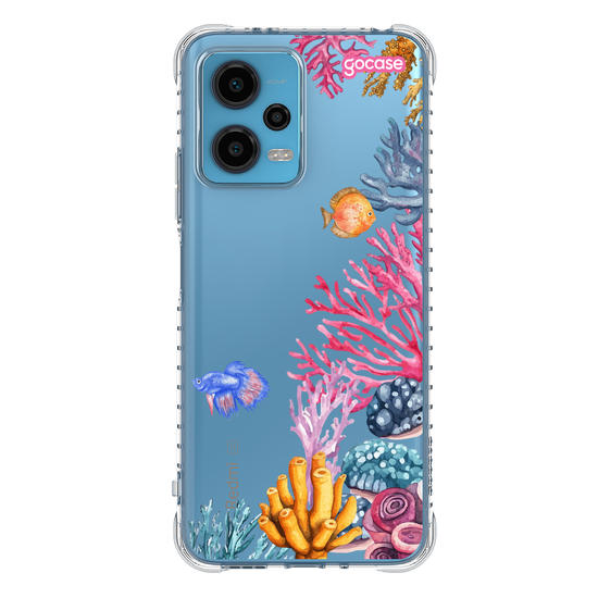 Capinha para celular  Corais Laterais