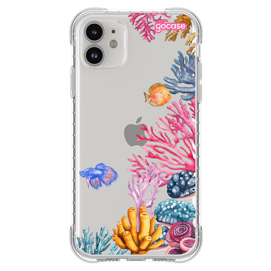 Capinha para celular  Corais Laterais