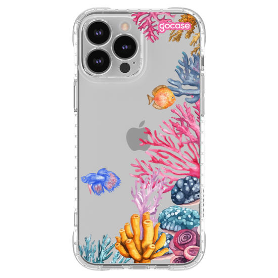 Capinha para celular  Corais Laterais