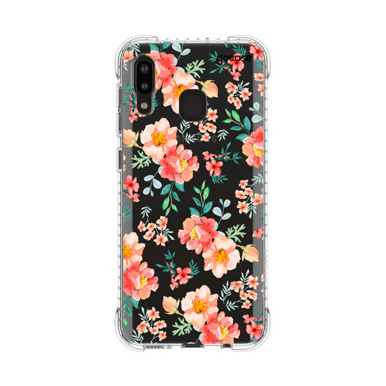 Capinha para celular Flores Coral