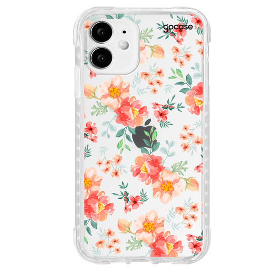Capinha para celular Flores Coral