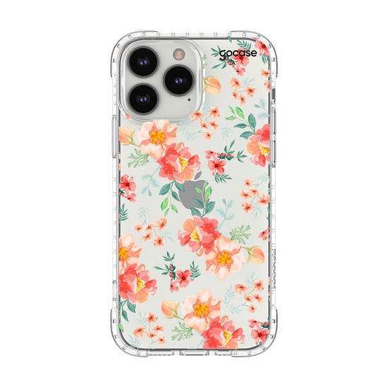 Capinha para celular Flores Coral