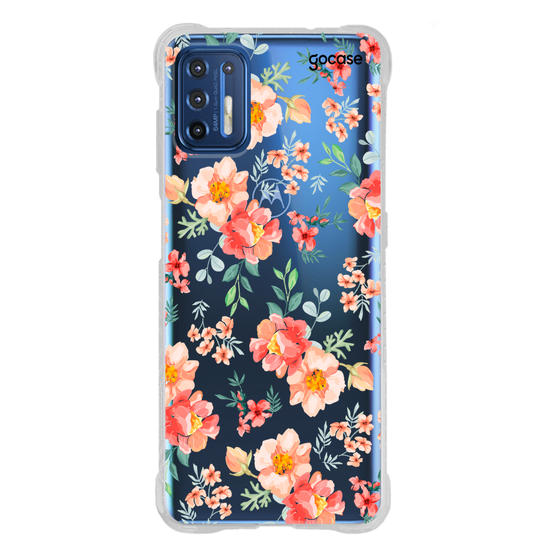 Capinha para celular Flores Coral
