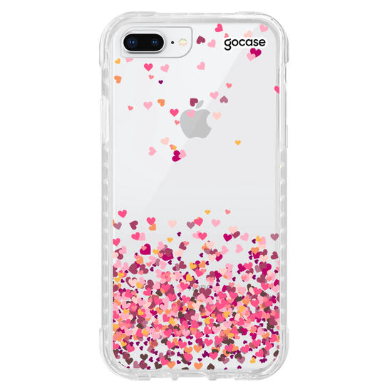 Capinha para celular Corações Flutuantes Personalizada