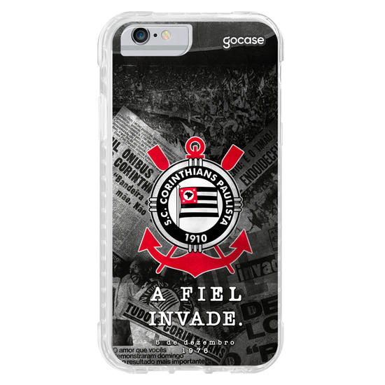Capinha para celular  Corinthians - A Fiel Invade - 50 Anos da Invasão