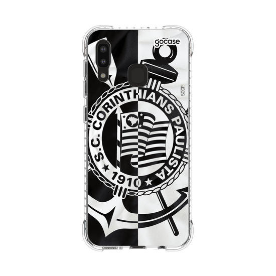 Capinha para celular Corinthians - Black and White