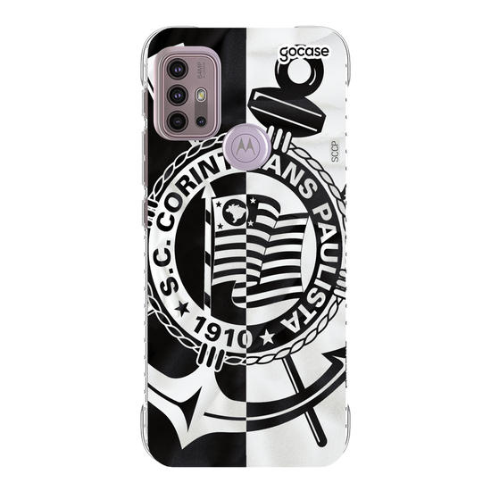 Capinha para celular Corinthians - Black and White