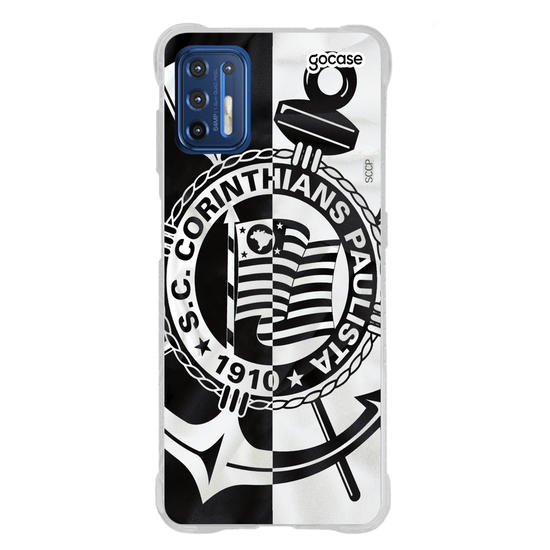 Capinha para celular Corinthians - Black and White