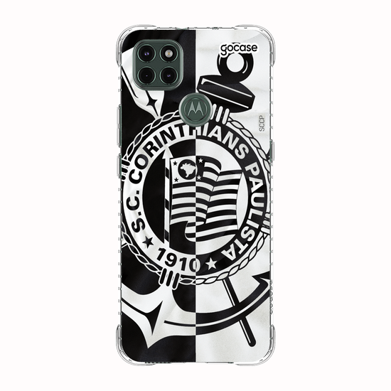 Capinha para celular Corinthians - Black and White