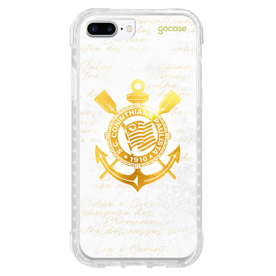 Capinha para celular  Corinthians - Escudo Dourado 2025 Capinha para celular  Corinthians - Escudo Dourado 2025