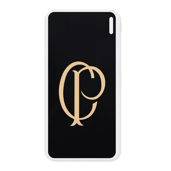 Carregador Portátil Fast Charge - Corinthians - Escudo Retrô