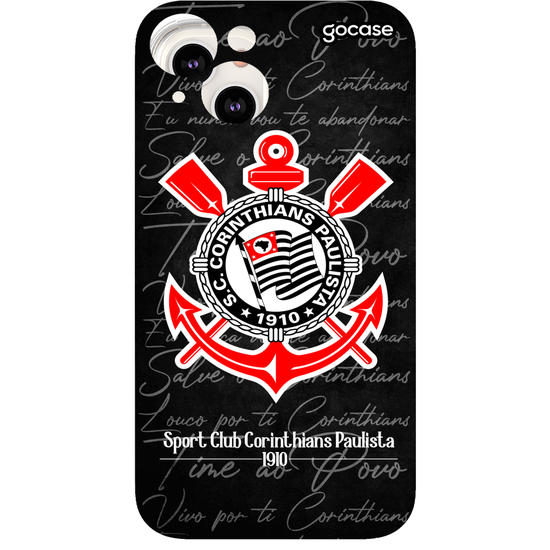Capinha para celular Corinthians - Escudos Retrôs