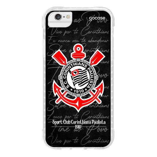 Capinha para celular Corinthians - Escudos Retrôs