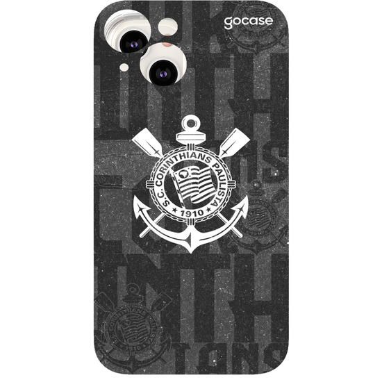 Capinha para celular  Corinthians - Grey Logo