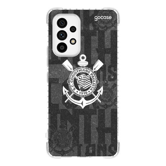 Capinha para celular  Corinthians - Grey Logo