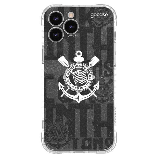 Capinha para celular  Corinthians - Grey Logo