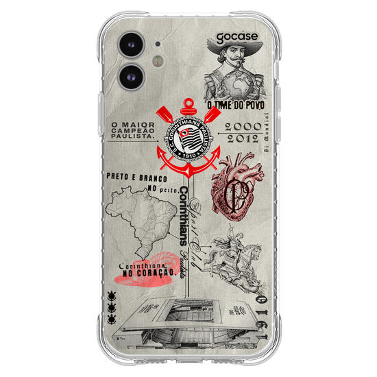 Capinha para celular  Corinthians - Mapa do Timão