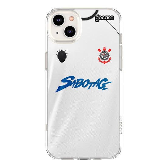 Capinha para celular  Corinthians - Sabotage Uniforme Branco 
