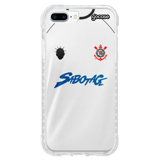 Capinha para celular  Corinthians - Sabotage Uniforme Branco 