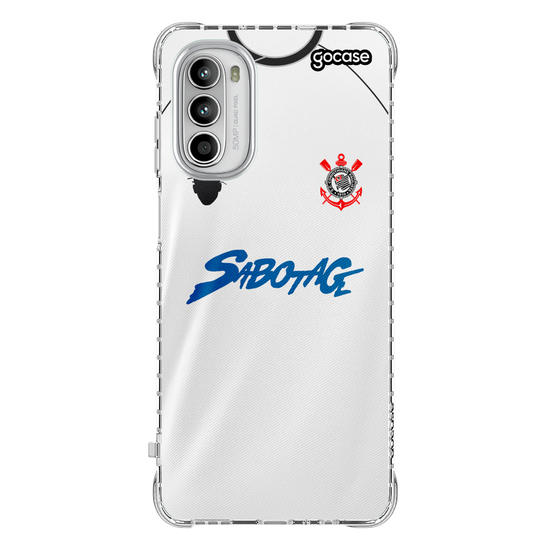 Capinha para celular  Corinthians - Sabotage Uniforme Branco 