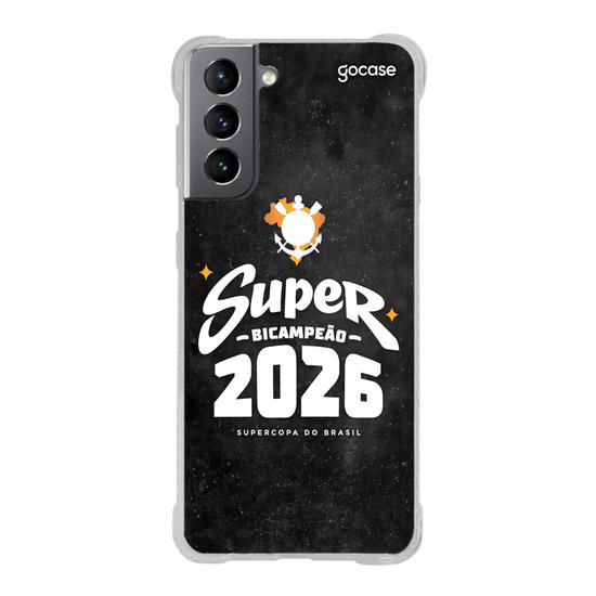 Capinha para celular  Corinthians - Super Bicampeão Black
