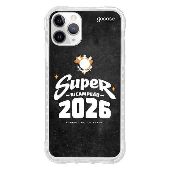 Capinha para celular  Corinthians - Super Bicampeão Black