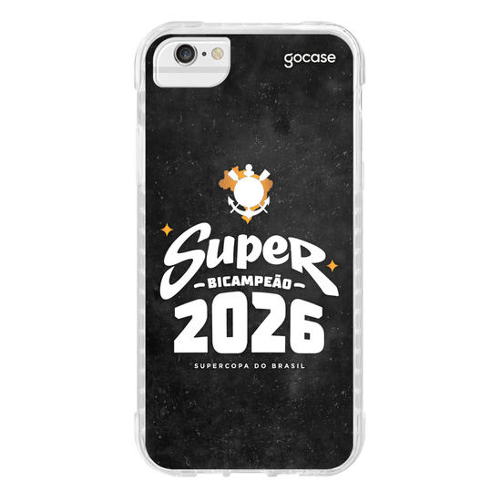Capinha para celular  Corinthians - Super Bicampeão Black