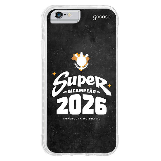 Capinha para celular  Corinthians - Super Bicampeão Black