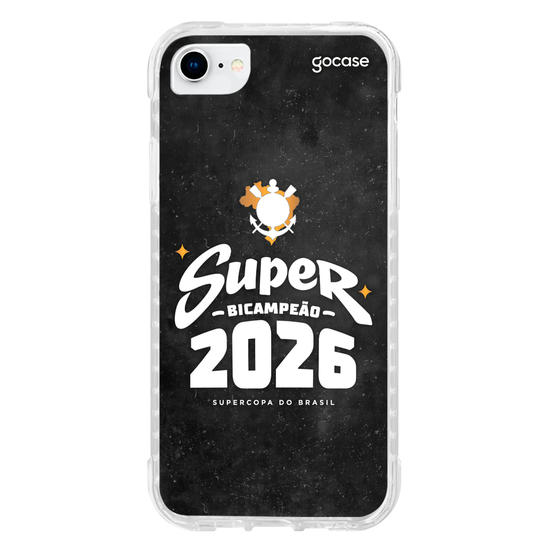 Capinha para celular  Corinthians - Super Bicampeão Black