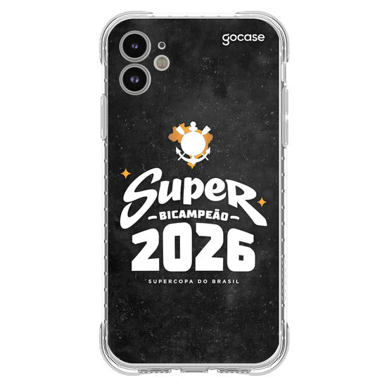 Capinha para celular  Corinthians - Super Bicampeão Black