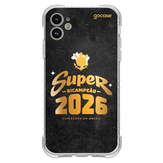 Capinha para celular  Corinthians - Super Bicampeão Gold