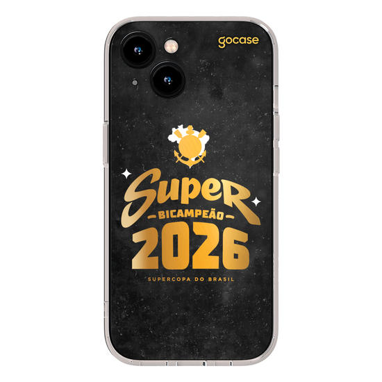 Capinha para celular  Corinthians - Super Bicampeão Gold