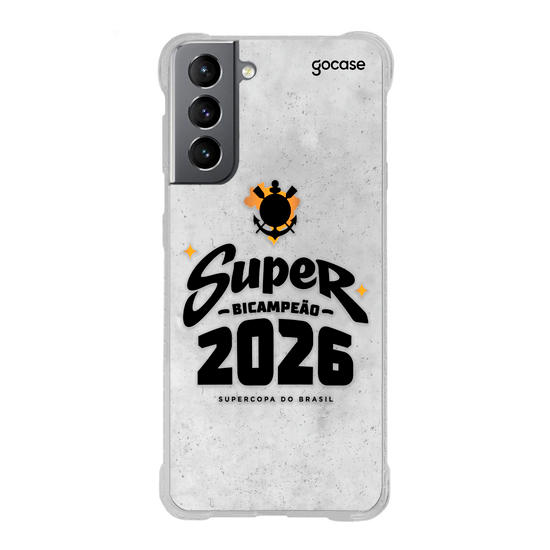Capinha para celular  Corinthians - Super Bicampeão Grey