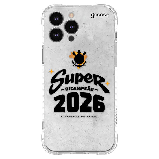 Capinha para celular  Corinthians - Super Bicampeão Grey