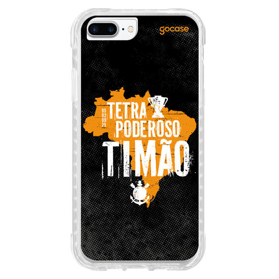 Capinha para celular  Corinthians - Tetra Campeao Preto