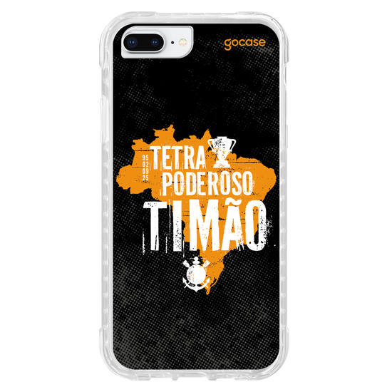 Capinha para celular  Corinthians - Tetra Campeao Preto
