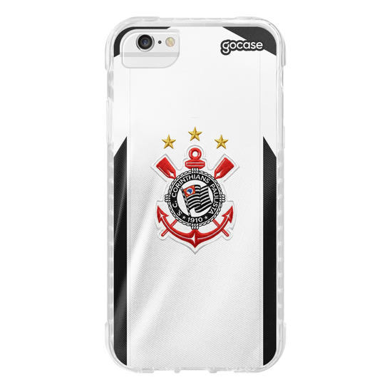 Capinha para celular  Corinthians - Uniforme Retrô Escudo - 2000