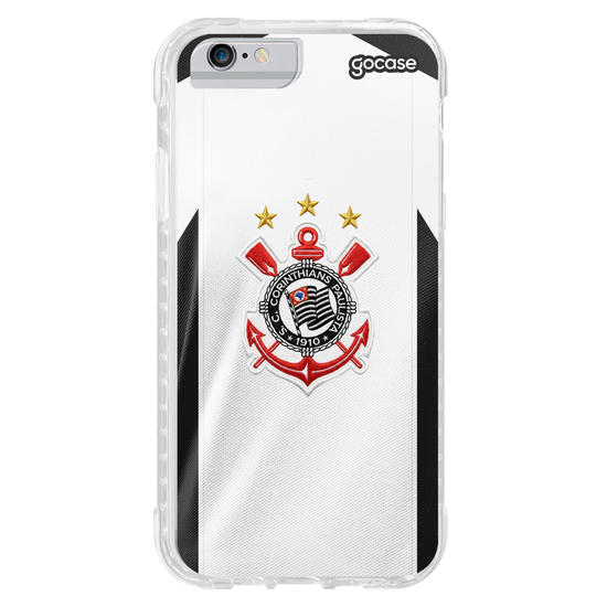 Capinha para celular  Corinthians - Uniforme Retrô Escudo - 2000
