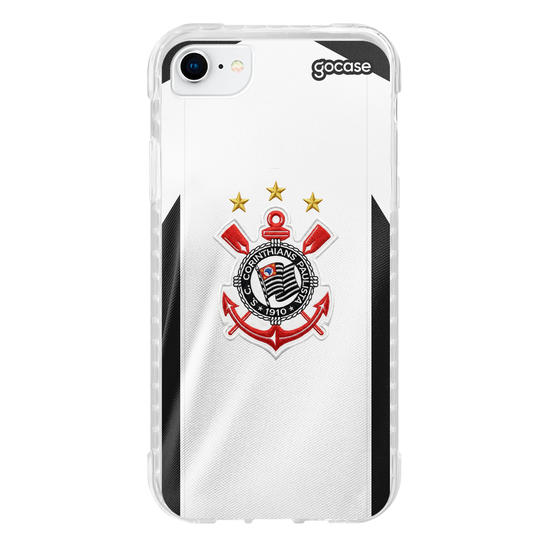 Capinha para celular  Corinthians - Uniforme Retrô Escudo - 2000