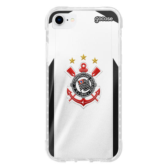 Capinha para celular  Corinthians - Uniforme Retrô Escudo - 2000