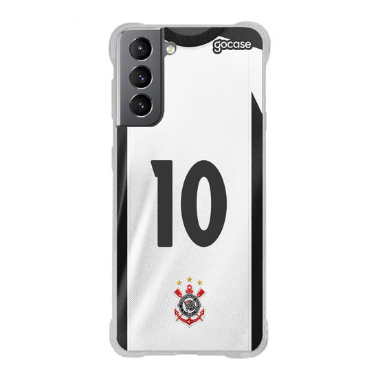 Capinha para celular  Corinthians - Uniforme Retrô Personalizado - 2000