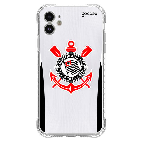 Capinha para celular  Corinthians - Uniforme 1 2025 Escudo