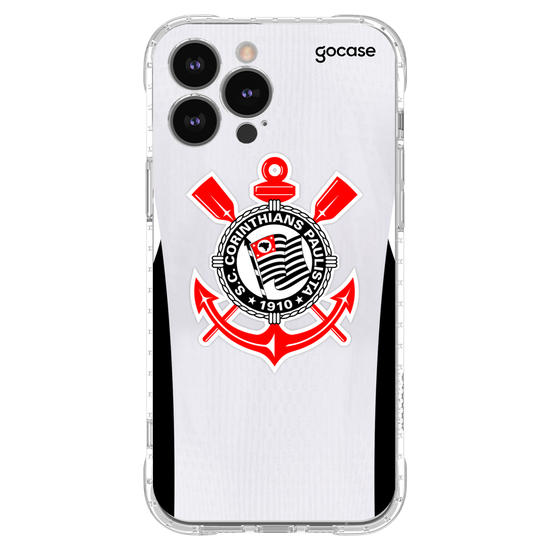 Capinha para celular  Corinthians - Uniforme 1 2025 Escudo